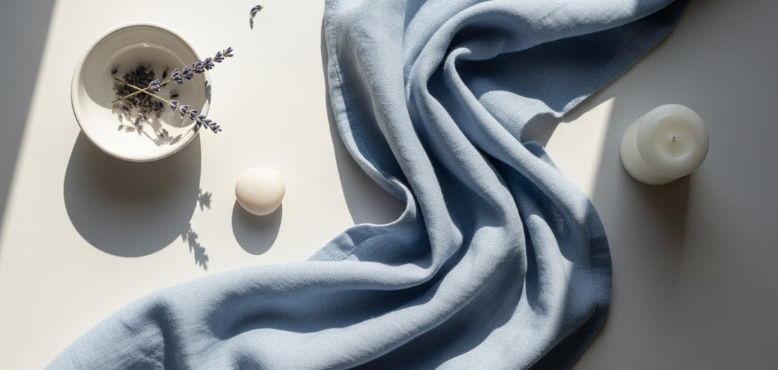 A Blue Linen cloth 