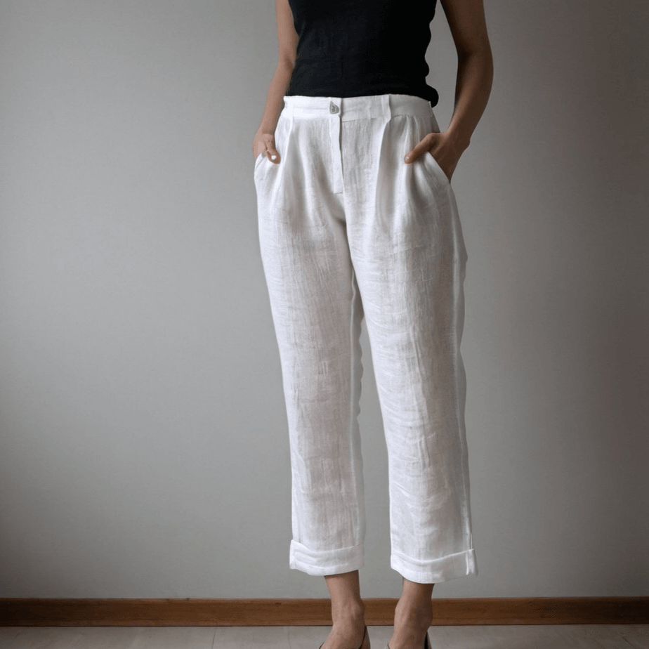 IRIS Linen Pants - OrganoLinen