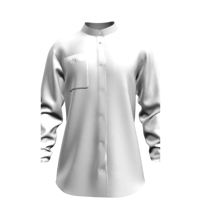 Chemise de créateur en lin RAVEN