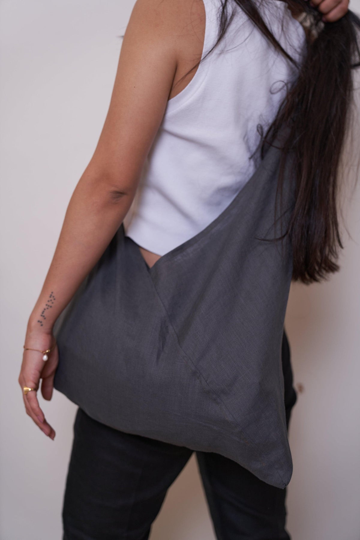 TROY Linen Sling Bag - OrganoLinen