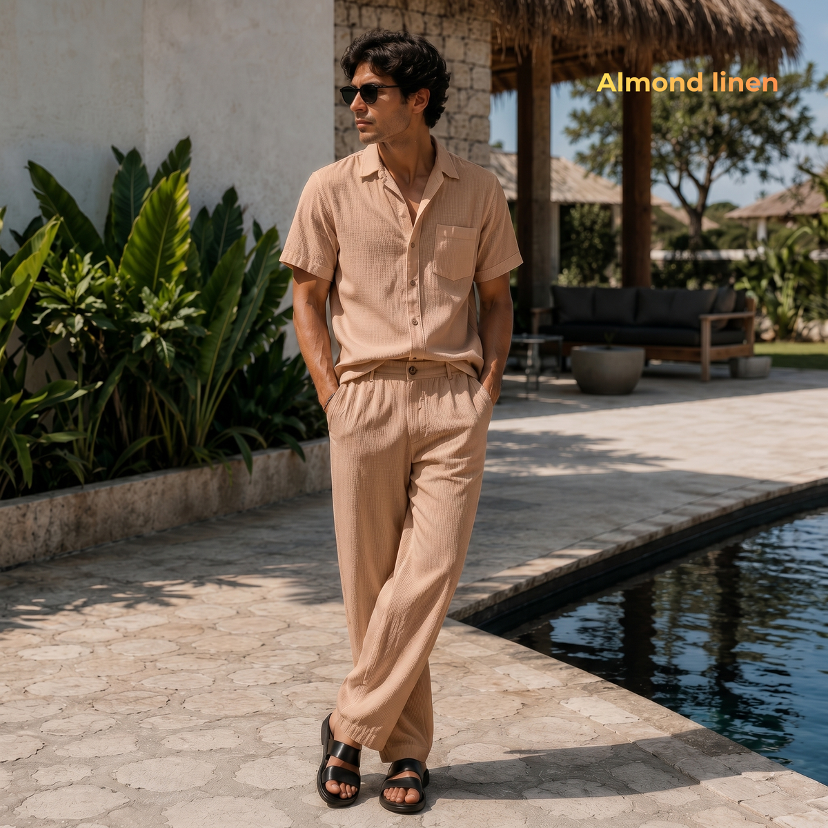 Men's Pure Linen Set – Noa by OrganoLinen