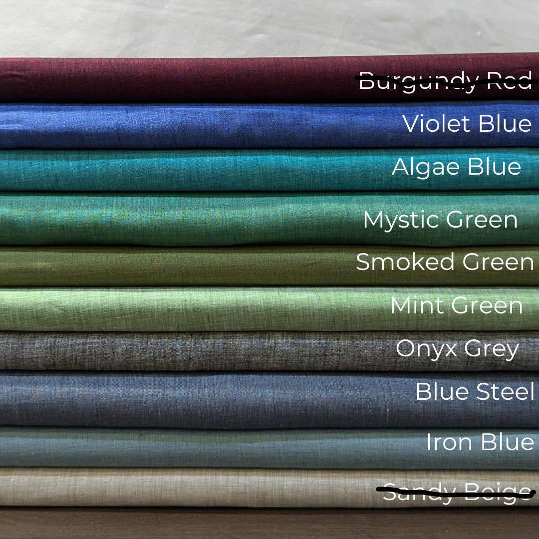 Pure Linen Fabrics for CORD Outfit Sets by OrganoLinen