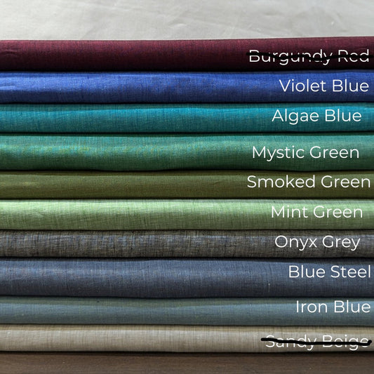Pure Linen Fabrics for CORD Outfit Sets | Fabric by the meter