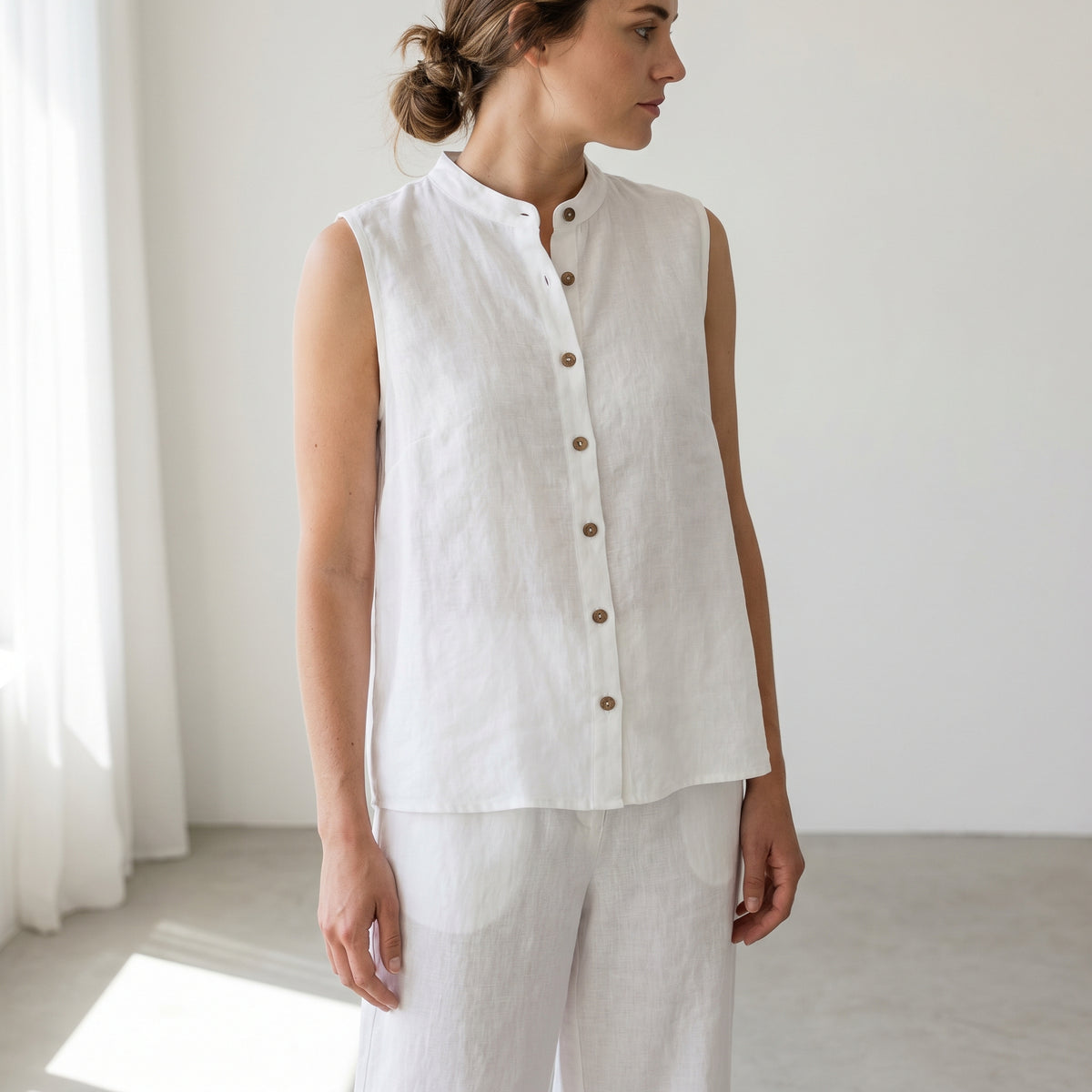 Women's Pure Linen Set – Elara by OrganoLinen