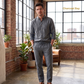 SUMMIT-M Men’s Heavy Linen Shacket & Trouser Co-ord Set