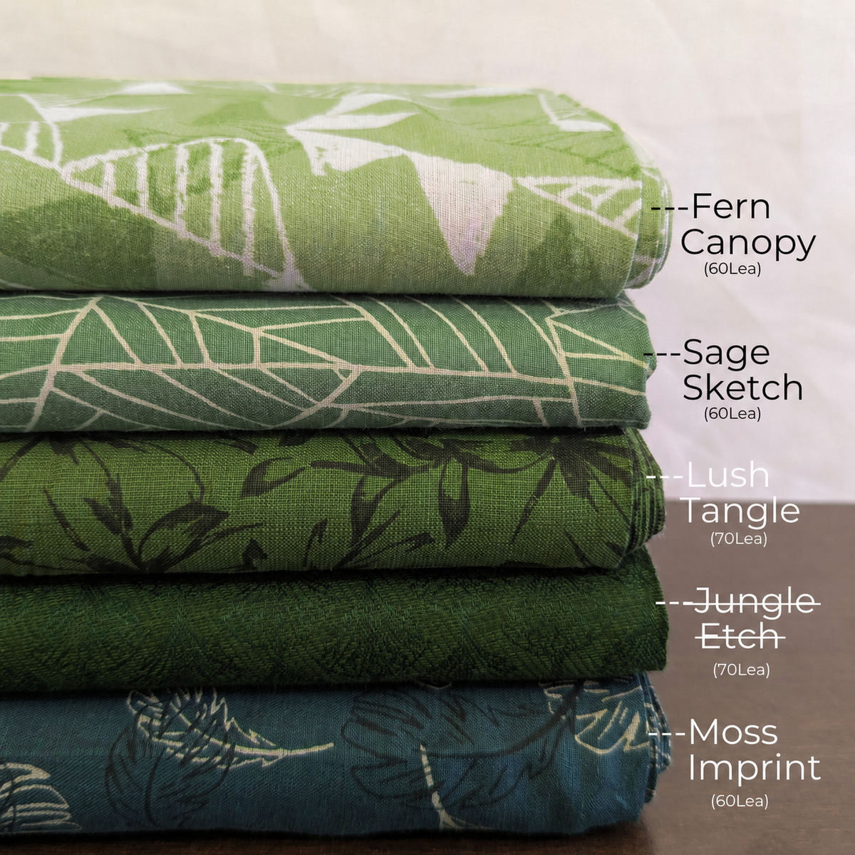 Men's Green Printed Linen Shirt – Forestwind by OrganoLinen
