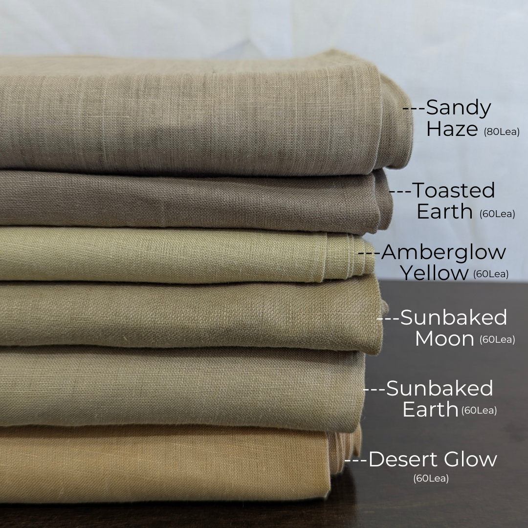 Pure Fabrics in Sandy Haze – Dune Dust by OrganoLinen