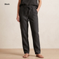 Men's Pure Linen Pants in Black Motera – Echo by OrganoLinen
