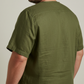 FORREST Chemise classique en lin pour homme - Vert Forrest