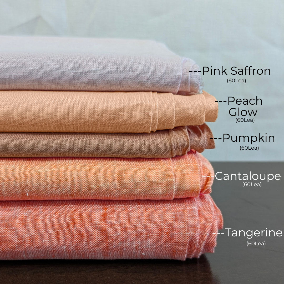 Pure Linen Fabric Pumpkin – Harvest by OrganoLinen