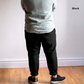 Men's Plus Size Pure Linen Pants in Black Motera – Hugo by OrganoLinen