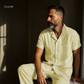 Men’s Pure Linen Pajamas in Jaune – Finn by OrganoLinen