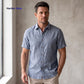 Men's Linen Shirt in Harbor Blue – Harbor by OrganoLinen