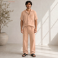 Men's Pure Linen Set in Almond Linen – Noa by OrganoLinen