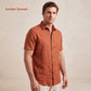 Men's Linen Shirt in Amber Sunset – Ember by OrganoLinen