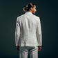 EVEREST Men’s White Linen Suit – Lined 2-Piece Custom