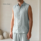 Men's Pure Linen Set in Misty Sage – Drift by OrganoLinen