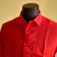 Men's Plus Size Red Linen Shirt – Ember by OrganoLinen