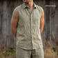 Men's Pure Linen Set in Olive Moss – Haven by OrganoLinen