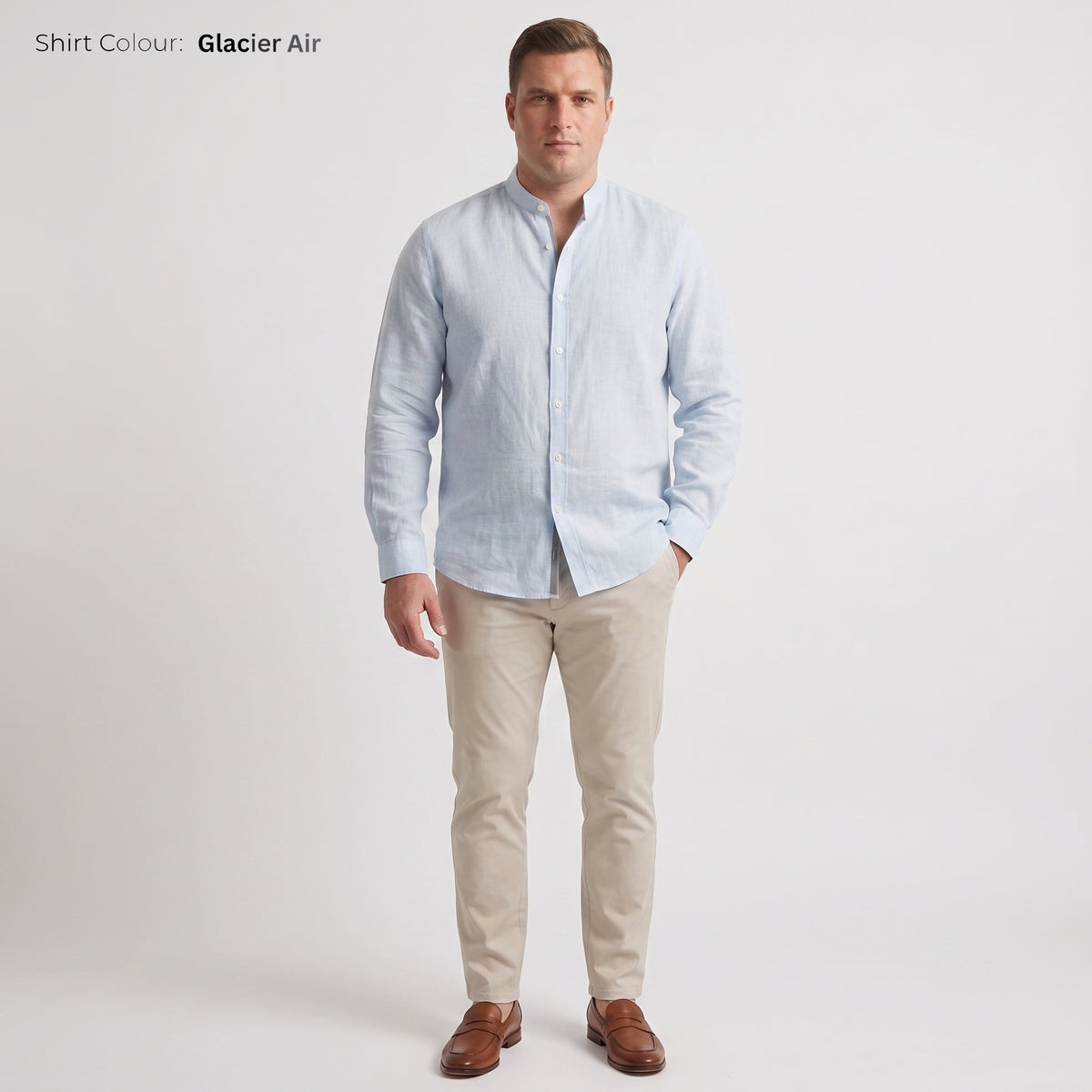 Chemise en pur lin HARBOUR