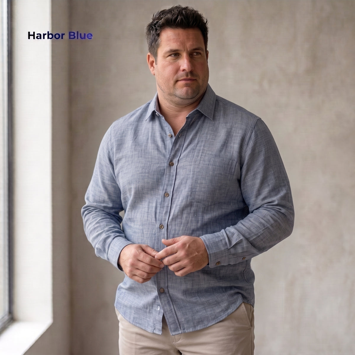 Chemise en pur lin HARBOUR