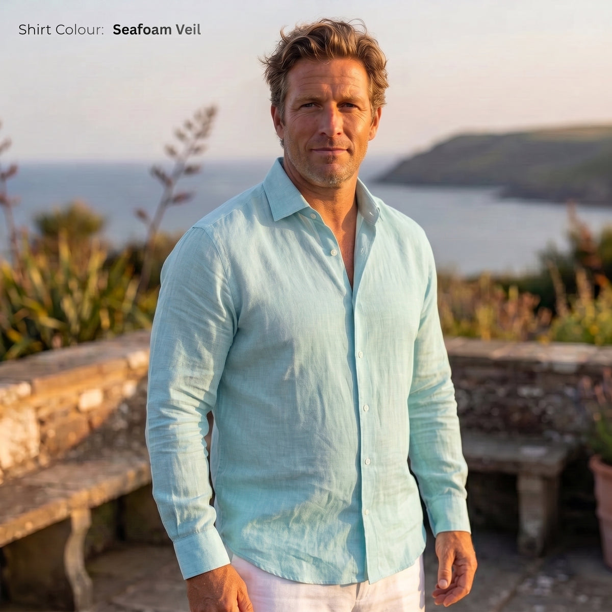 Chemise en pur lin HARBOUR