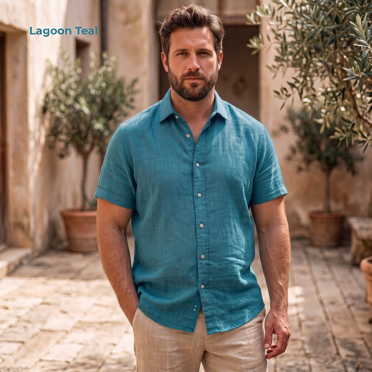 Chemise en pur lin HARBOUR