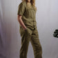 NOLA Women's Linen Pajama Set – Short-Sleeve Top & Pants