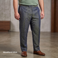 Men's Plus Size Pure Linen Pants in Woodland Olive – Roma by OrganoLinen