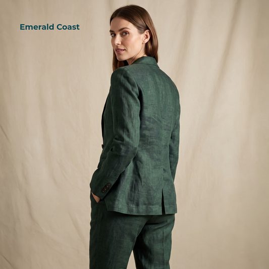 TAHOE-W Women’s Unlined Linen Jacket – Tailored Shacket