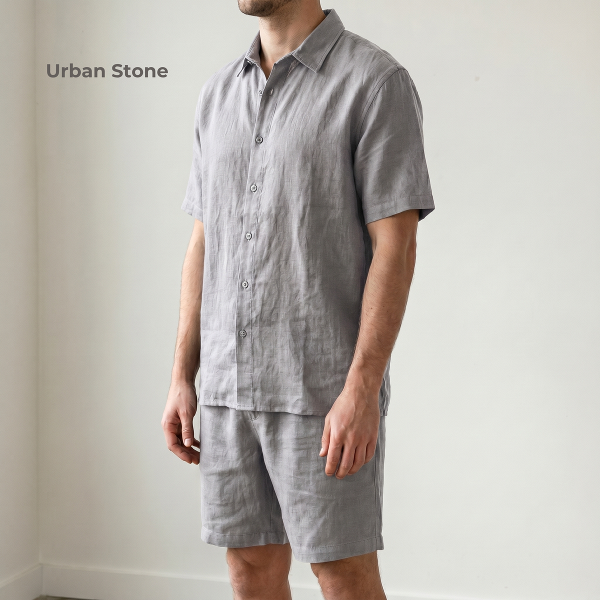 Men's Pure Linen Set – Reed by OrganoLinen