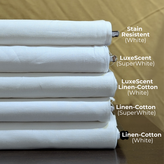 Super White Linen Fabric