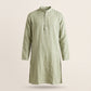 AIDAN Men's Long Linen Kurta
