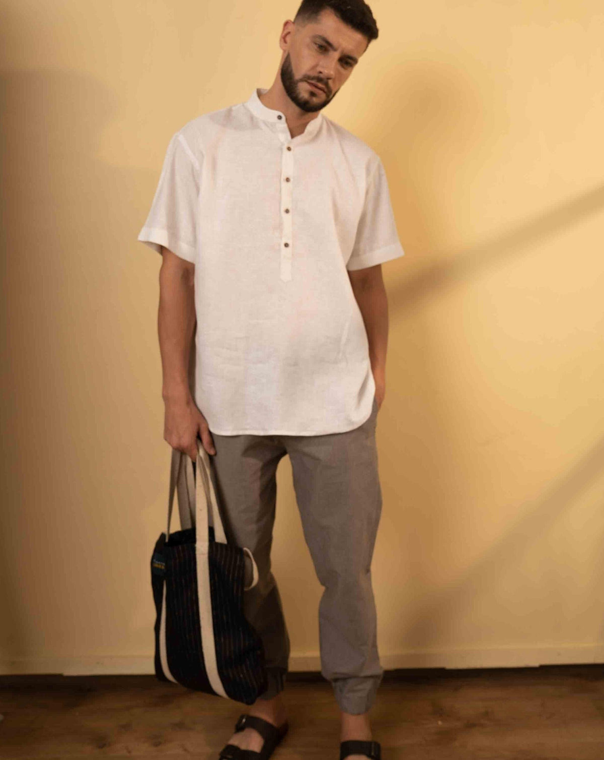 Men's Pure Linen Jogger Pants – Arlo by OrganoLinen
