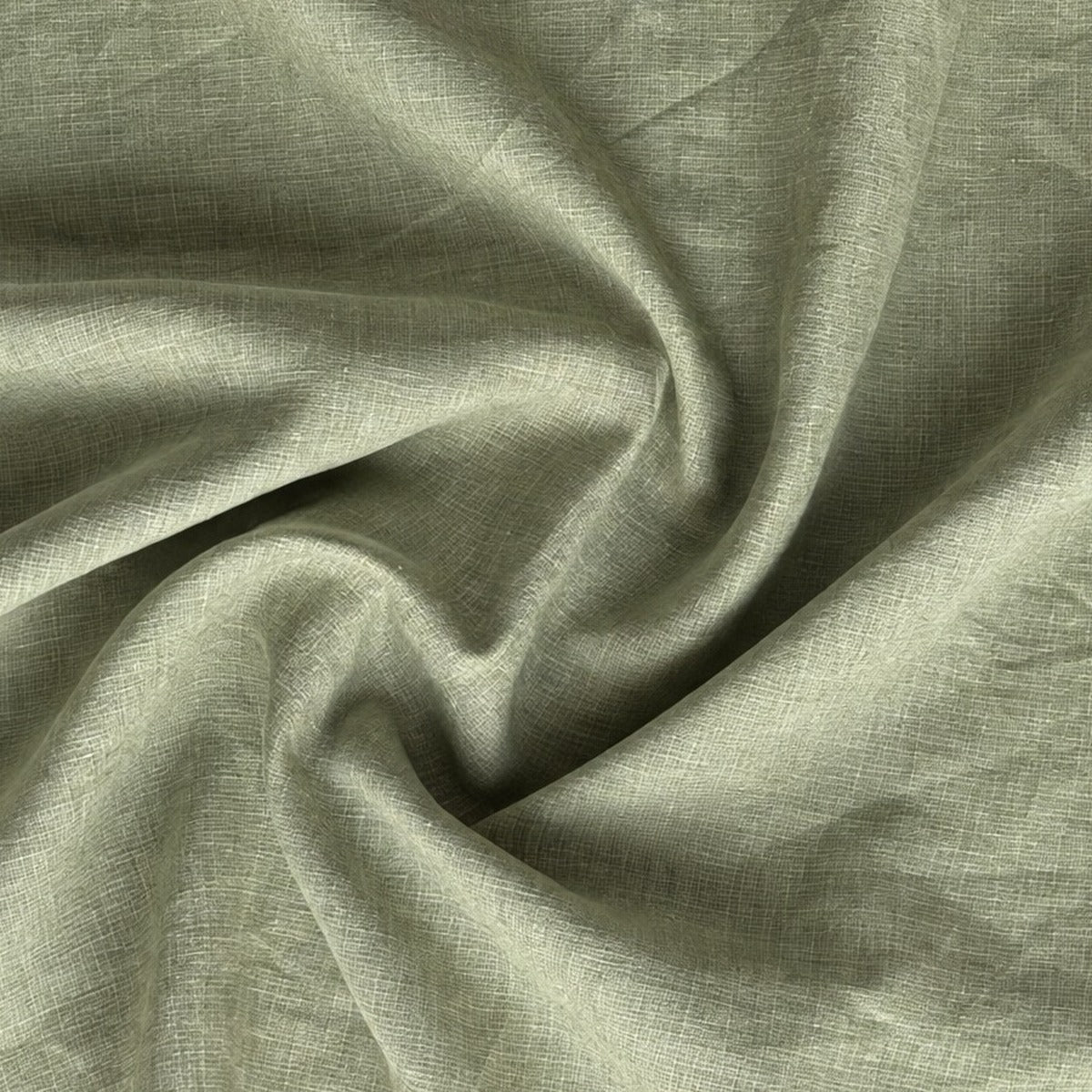 Pistachio Mist CALM linen fabric swatch