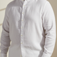 Men's Plus Size White Linen Shirt – Cloud by OrganoLinen