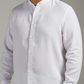 Men's Plus Size White Linen Shirt – Cloud by OrganoLinen