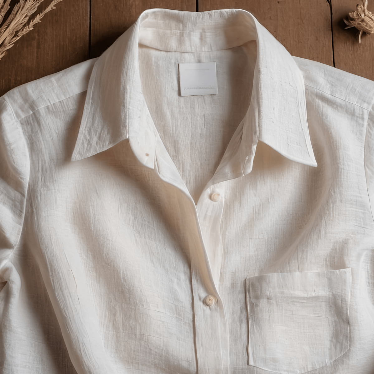Women's White Linen Shirt – Cloud by OrganoLinen