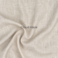 CALM Pure Linen 120" Wide Fabric – Textured Linen for Bedding, Curtains and Suits