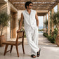Men's Pure Linen Set – Drift by OrganoLinen