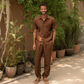 Linen Cord Set outfit for men – Eclipse by OrganoLinen