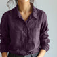 Women's Red Linen Shirt – Ember by OrganoLinen
