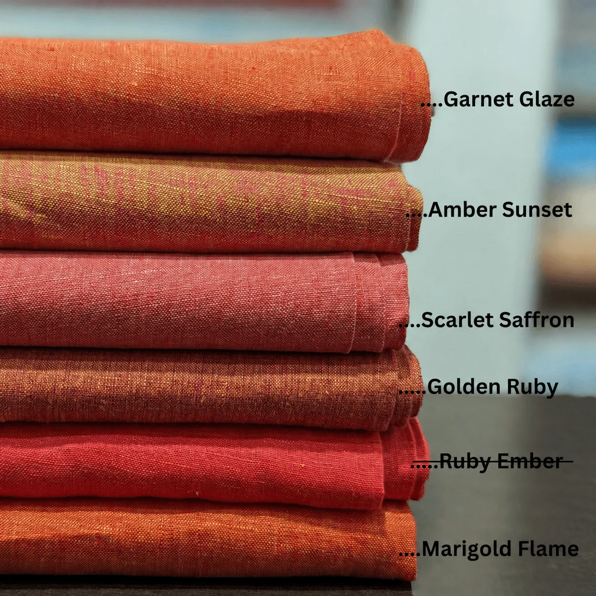 Women's Red Linen Shirt – Ember by OrganoLinen