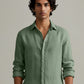 Men's Green Linen Shirt – Forest by OrganoLinen