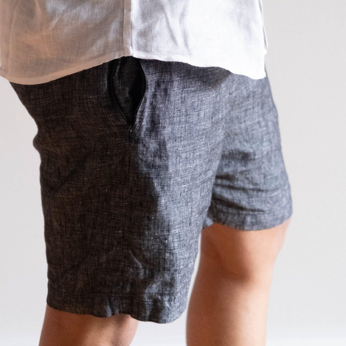 Men's Linen Shorts – Galen by OrganoLinen