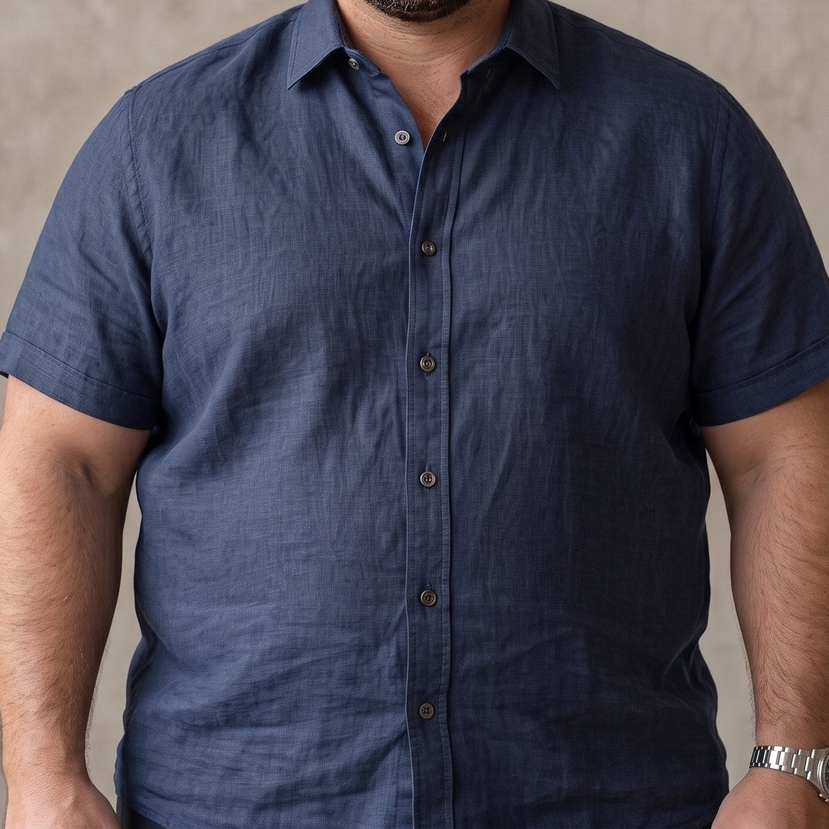 Men's Blue Linen Shirt – Harbor by OrganoLinen