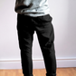 Men's Pure Linen Pants in Black Motera – Hugo by OrganoLinen