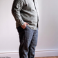 Men's Plus Size Pure Linen Pants in Charcoal Bay – Hugo by OrganoLinen
