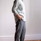 Women's Pure Linen Pants in Charcoal Bay – Hugo by OrganoLinen