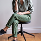 Women's Pure Linen Pants in Lichen Stone – Hugo by OrganoLinen